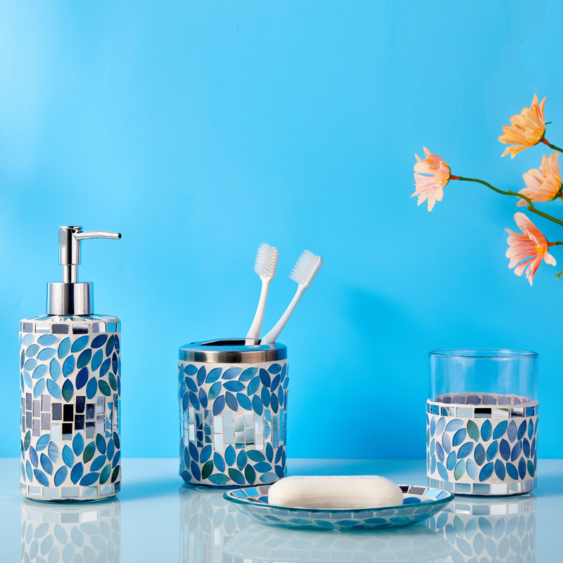 Rosdorf Park 4 Piece Bathroom Accessory Set & Reviews Wayfair